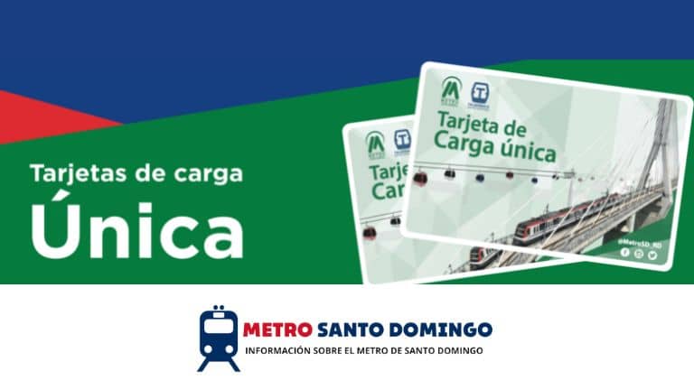 Tarjeta carga unica Metro Santo Domingo