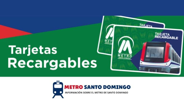 Tarjeta recargable Metro Santo Domingo